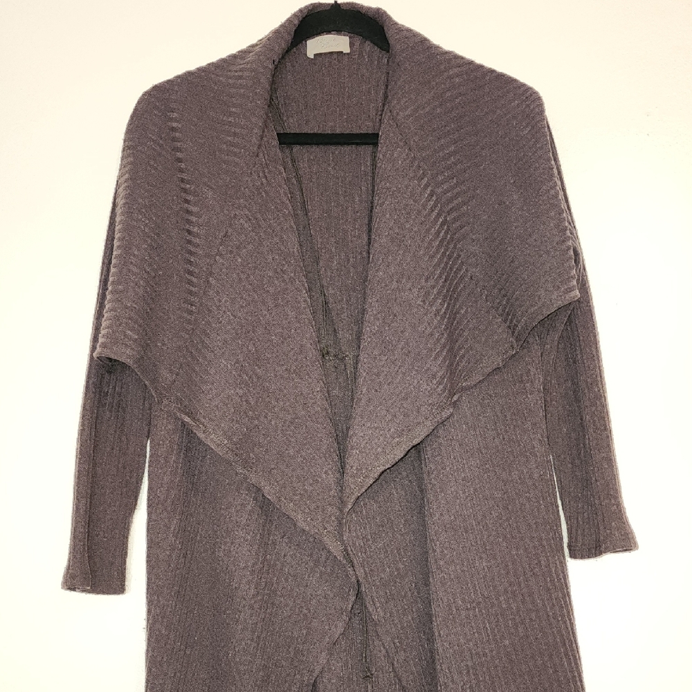 Black Bead Charcoal Women's Cardigan